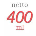 Berat netto minyak goreng refill 400 ml